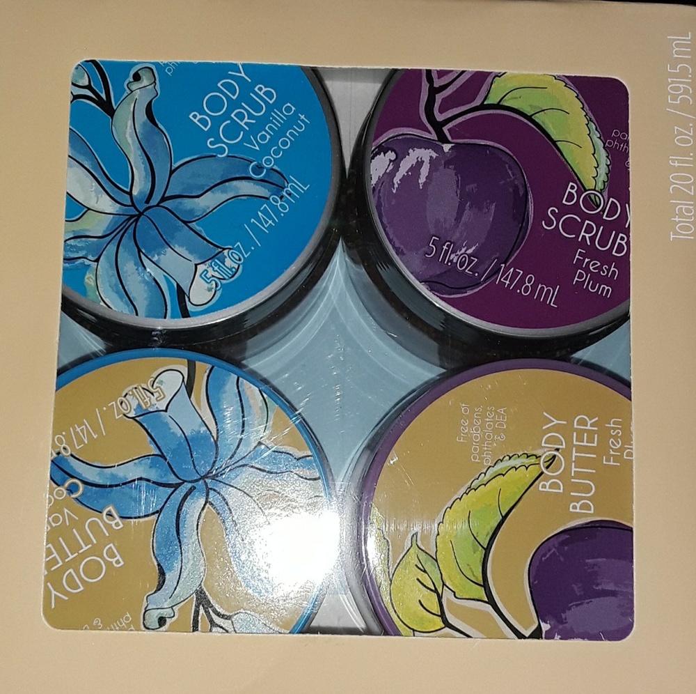 Fresh Plum and Vanilla Coconut Gift Set